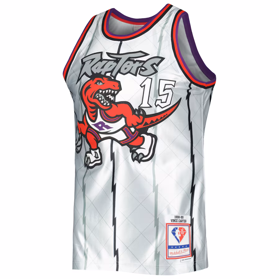 Camiseta Vince Carter Toronto Raptors 1998/99 Mitchell & Ness NBA 75th Anniversary