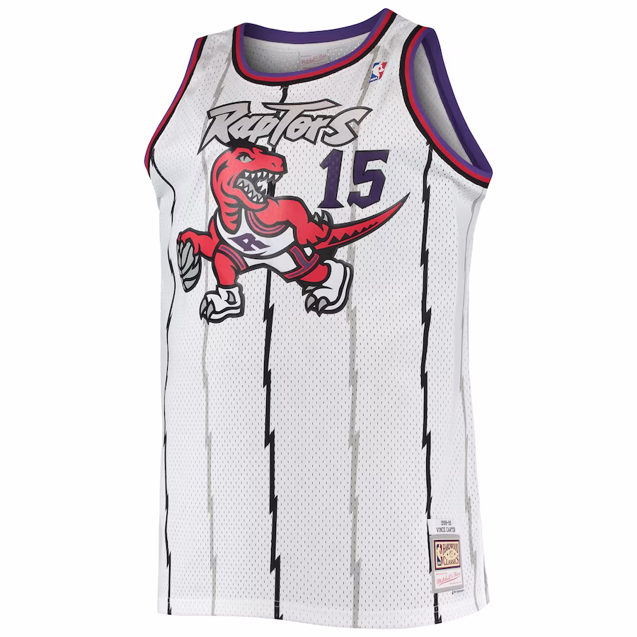 Camiseta Vince Carter Toronto Raptors Mitchell & Ness Big & Tall 1998/99 Swingman