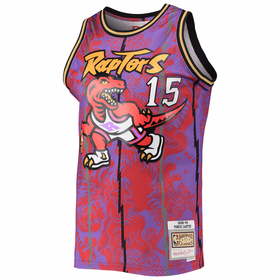 Maillot Vince Carter Toronto Raptors 1998/99 Mitchell & Ness Lunar New Year HWC