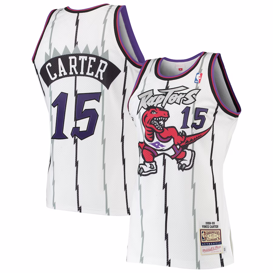 Canotta Basket Vince Carter Toronto Raptors 1998/99 Mitchell & Ness Retro