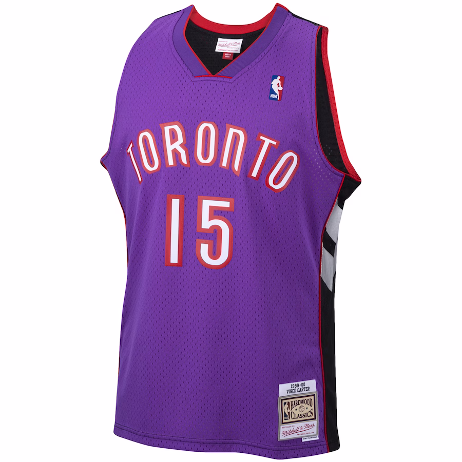 Mitchell & Ness Vince Carter Raptors Hardwood Classics Swingman Trikot 1999/00