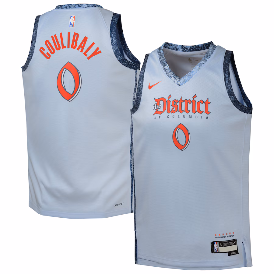 Maillot Bilal Coulibaly Washington Wizards City Edition 2024/25
