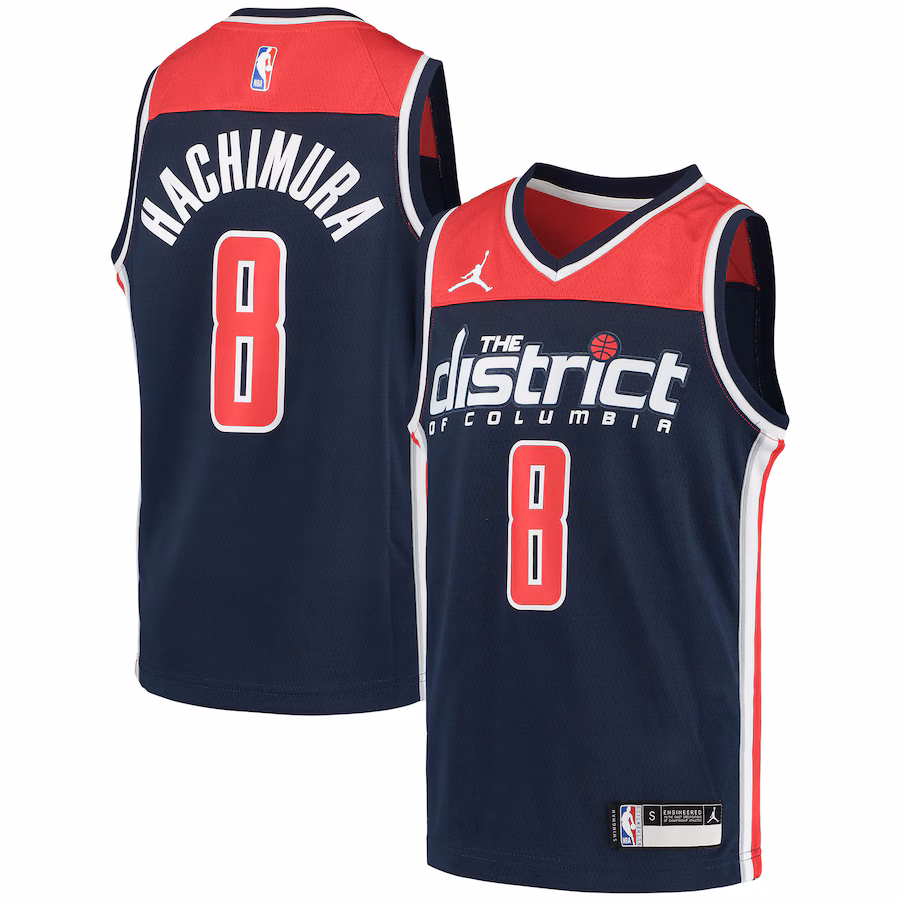 Maillot Rui Hachimura Washington Wizards Jordan Brand 2020/21 Swingman