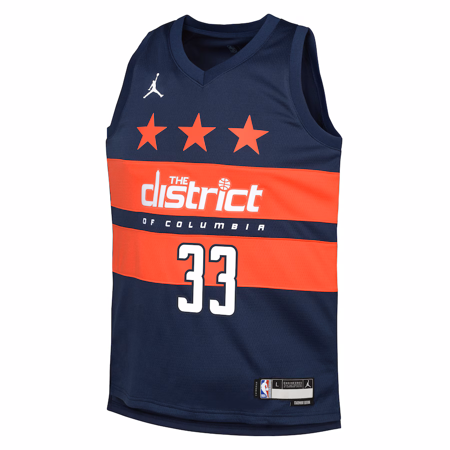 Kyle Kuzma Washington Wizards Jordan Brand Swingman Jersey