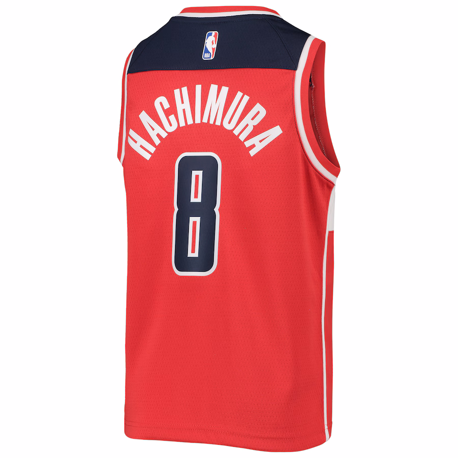 Rui Hachimura, Washington Wizards Jugend Swingman-Trikot - Rot