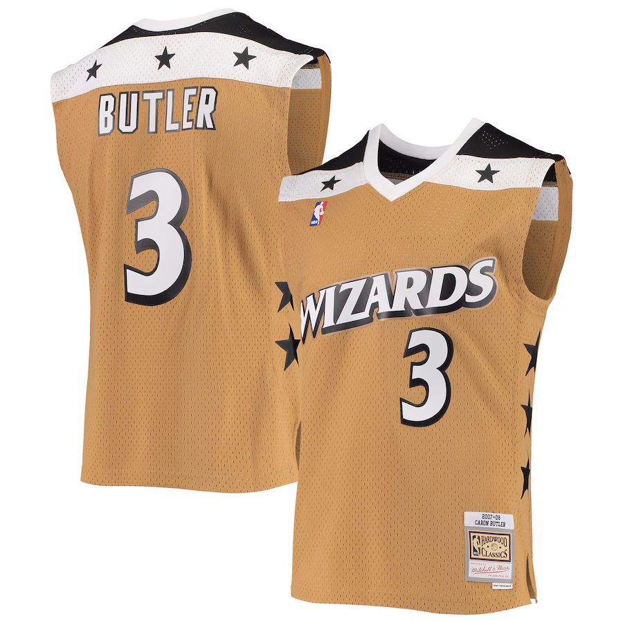 Maillot Caron Butler Washington Wizards Mitchell & Ness 2007/08 Vintage
