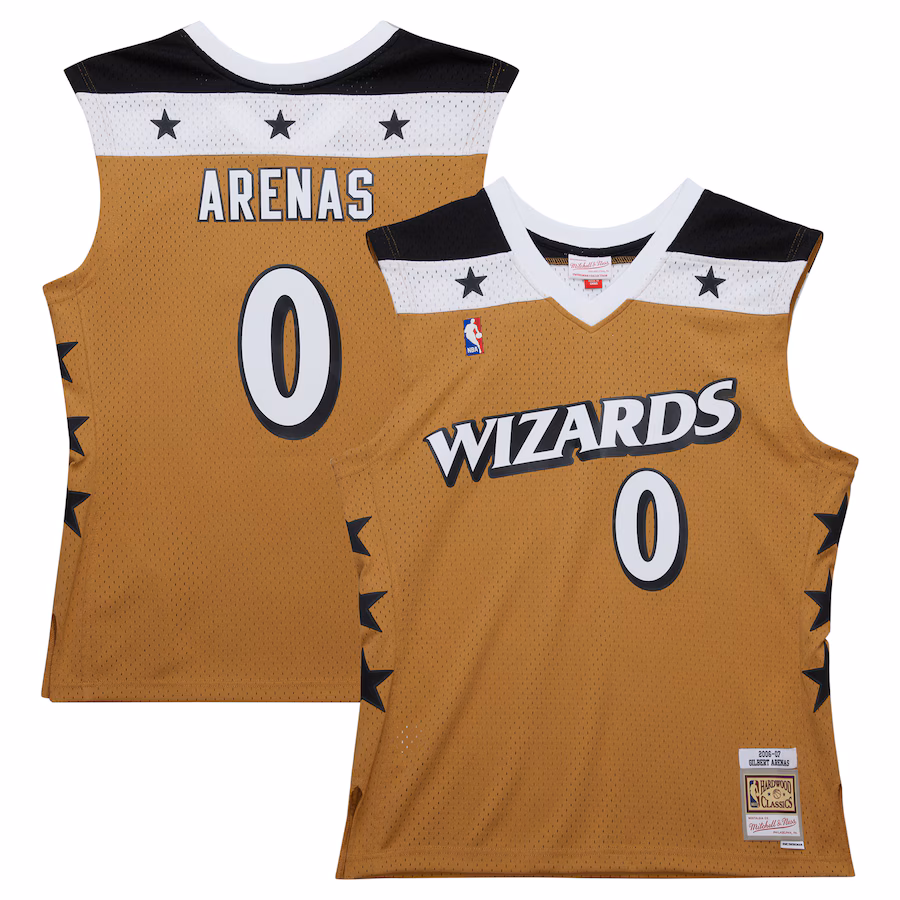 Maillot Gilbert Arenas Washington Wizards Mitchell & Ness 2006/07 Vintage