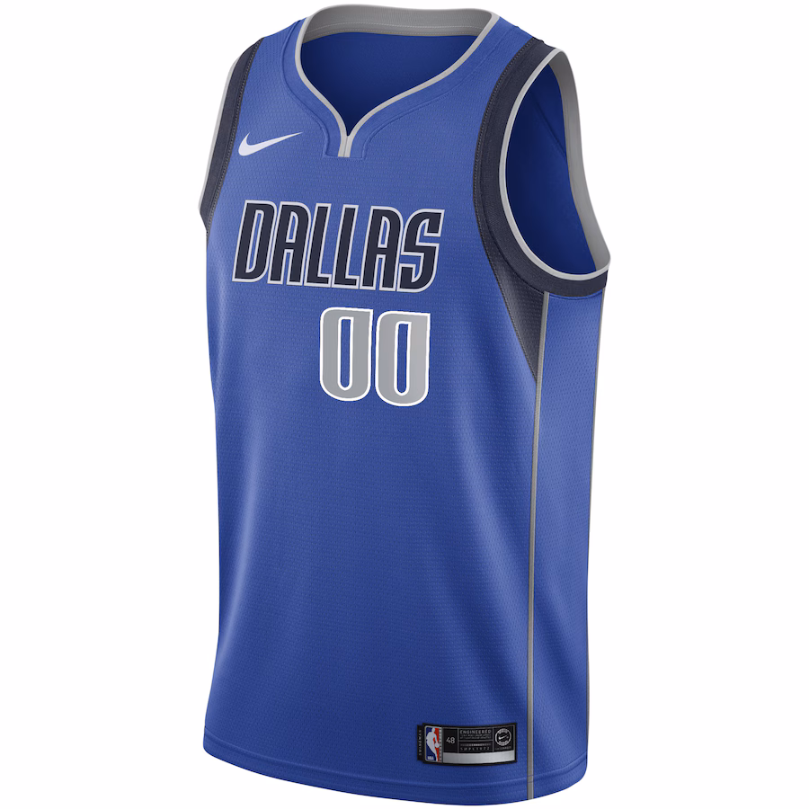 Maglia personalizzata dei Dallas Mavericks, Blu