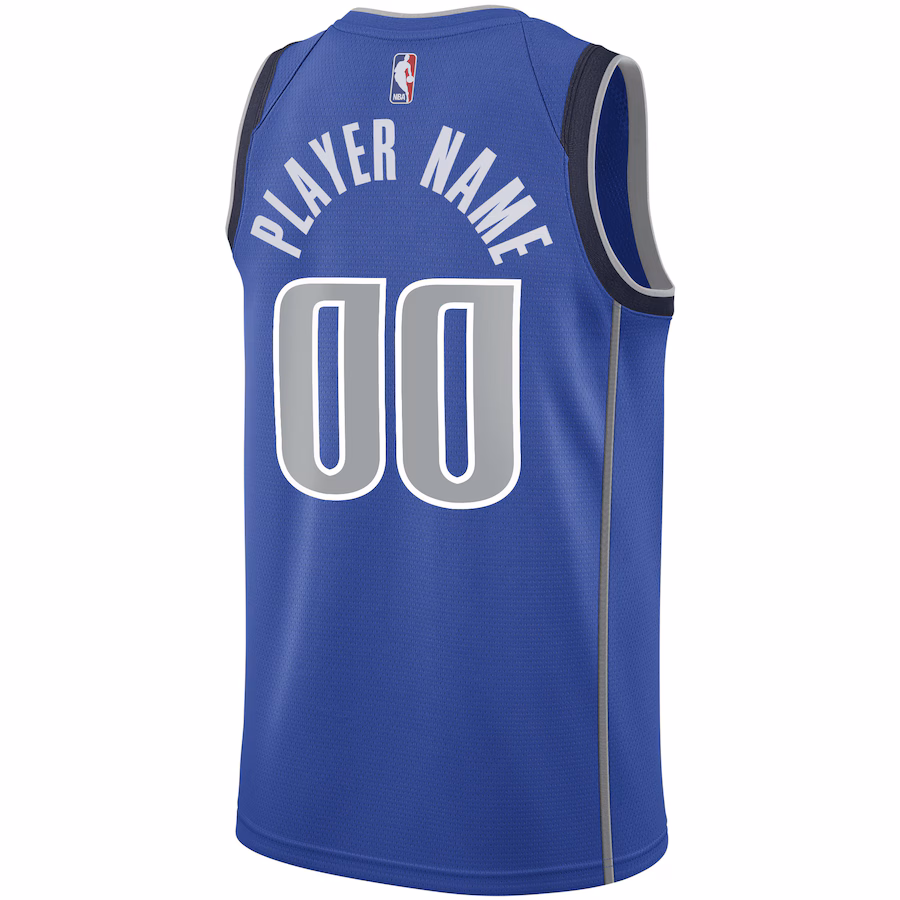 Maglia personalizzata dei Dallas Mavericks, Blu