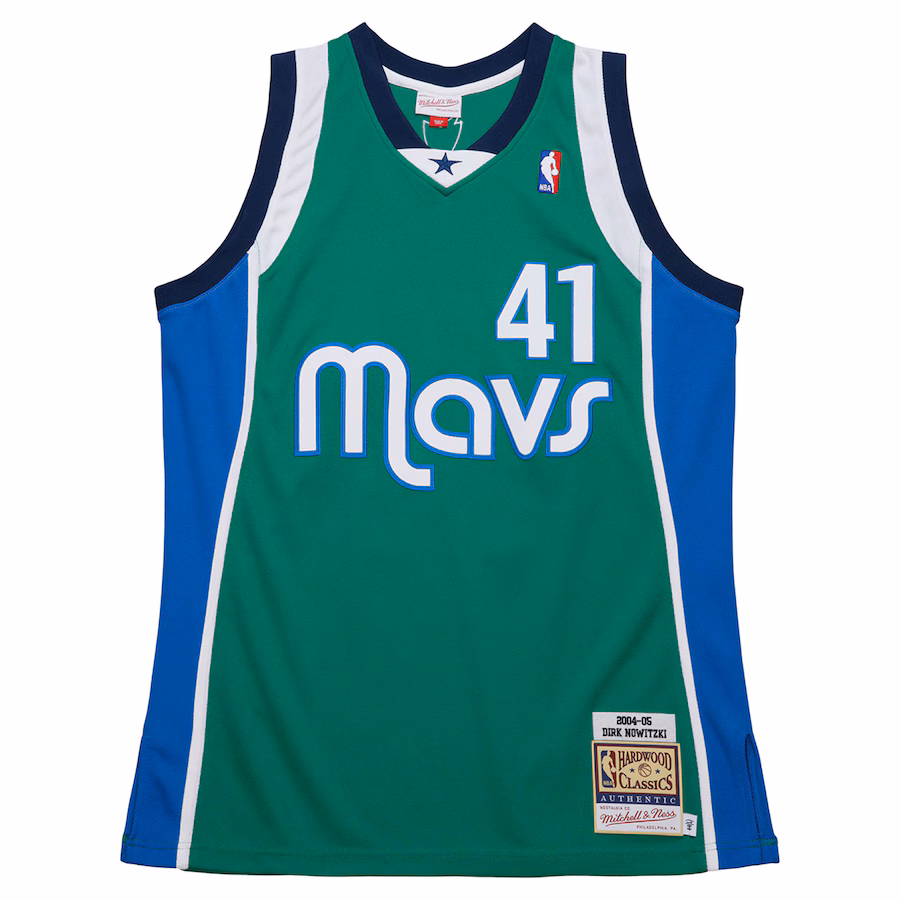 Dirk Nowitzki Dallas Mavericks 2004/05 Grün