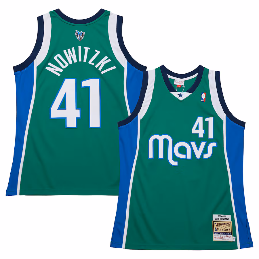Dirk Nowitzki Dallas Mavericks 2004/05 Verde