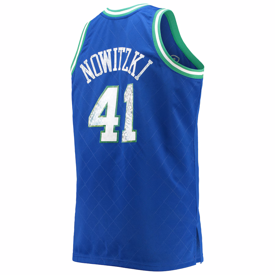 Camiseta Dirk Nowitzki Dallas Mavericks 1998/99 - NBA 75th Anniversary Diamond