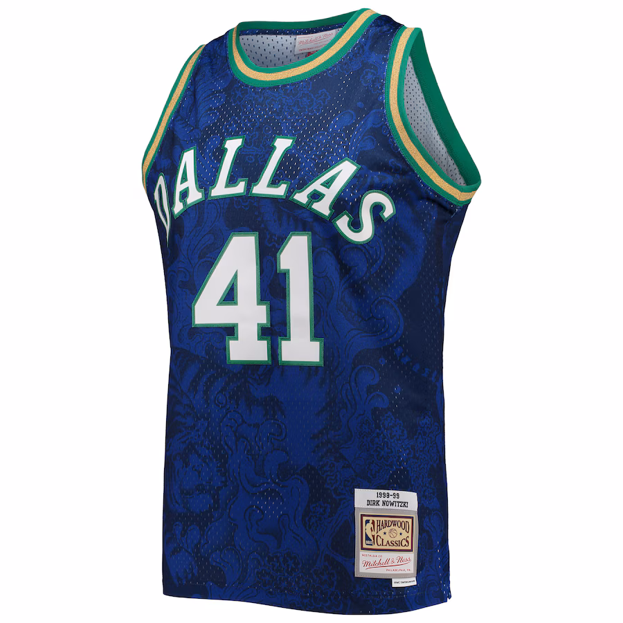 Maillot Dirk Nowitzki Dallas Mavericks 1998/99 - Édition Lunar New Year