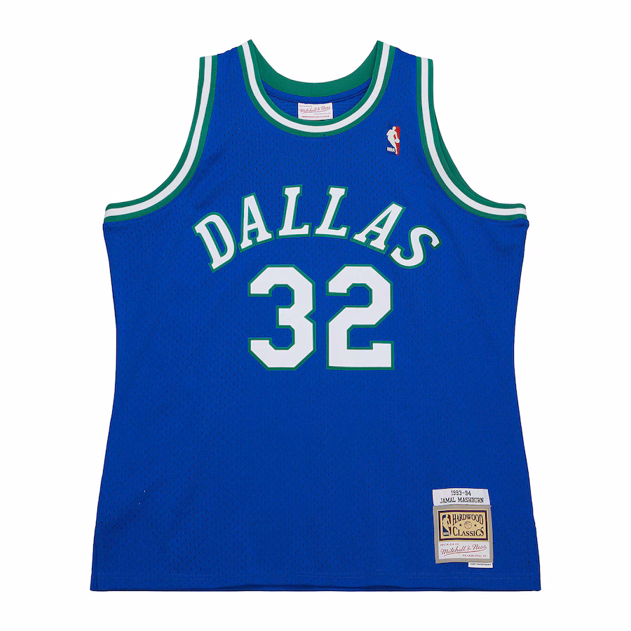 Jamal Mashburn, Dallas Mavericks, 1993/94, Blau