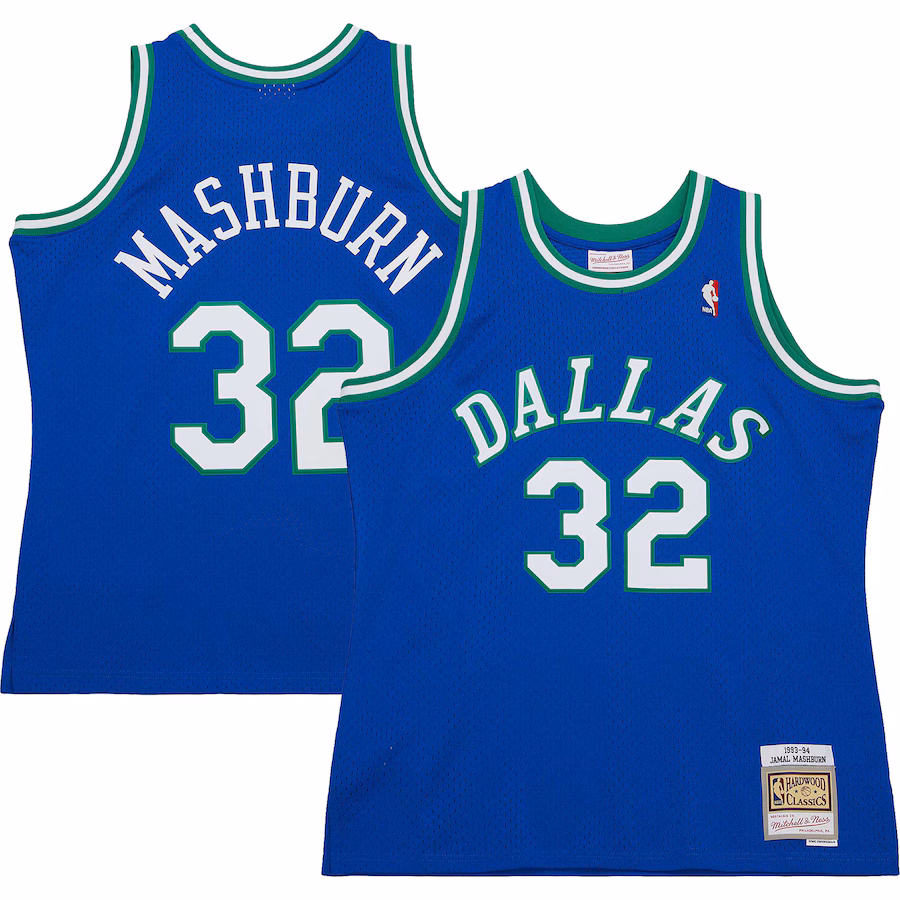 Jamal Mashburn, Dallas Mavericks, 1993/94, Blu