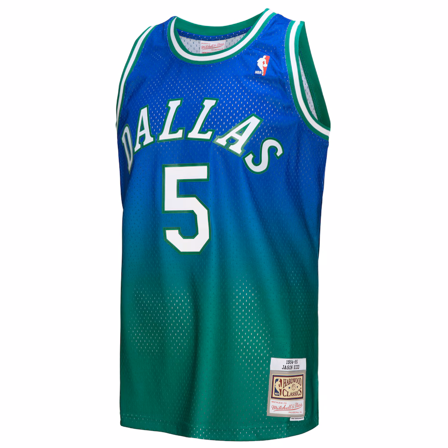 Jason Kidd, Dallas Mavericks, 1994/96, Azul/Verde
