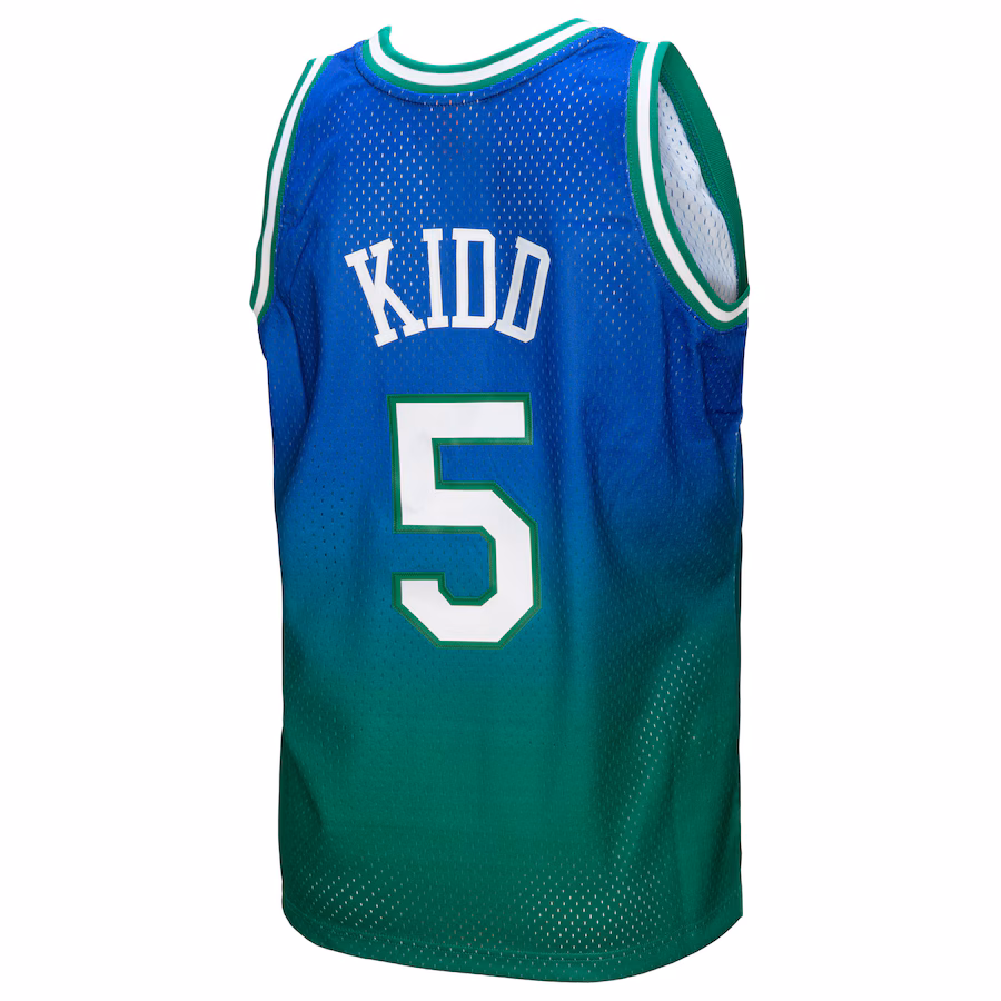 Jason Kidd, Dallas Mavericks, 1994/96, Azul/Verde