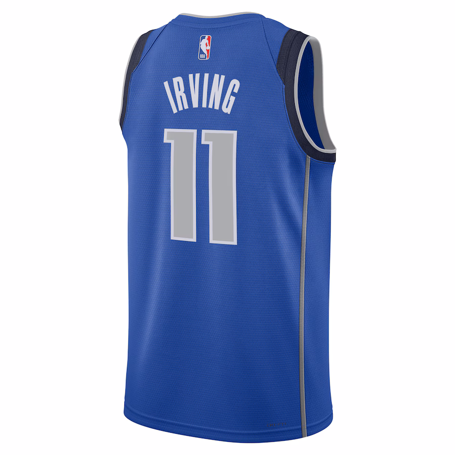 Dallas Mavericks KYRIE IRVING Icon Edition Trikot blau