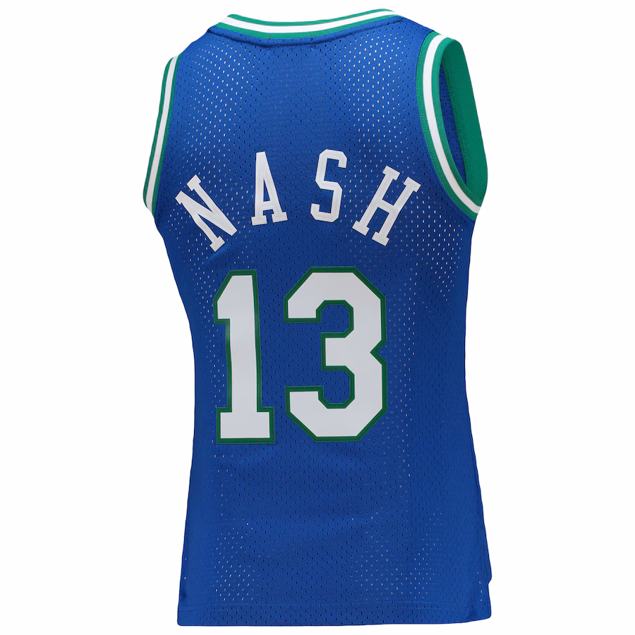 Versión femenina Steve Nash, Dallas Mavericks, edición clásica 1998/99, Azul