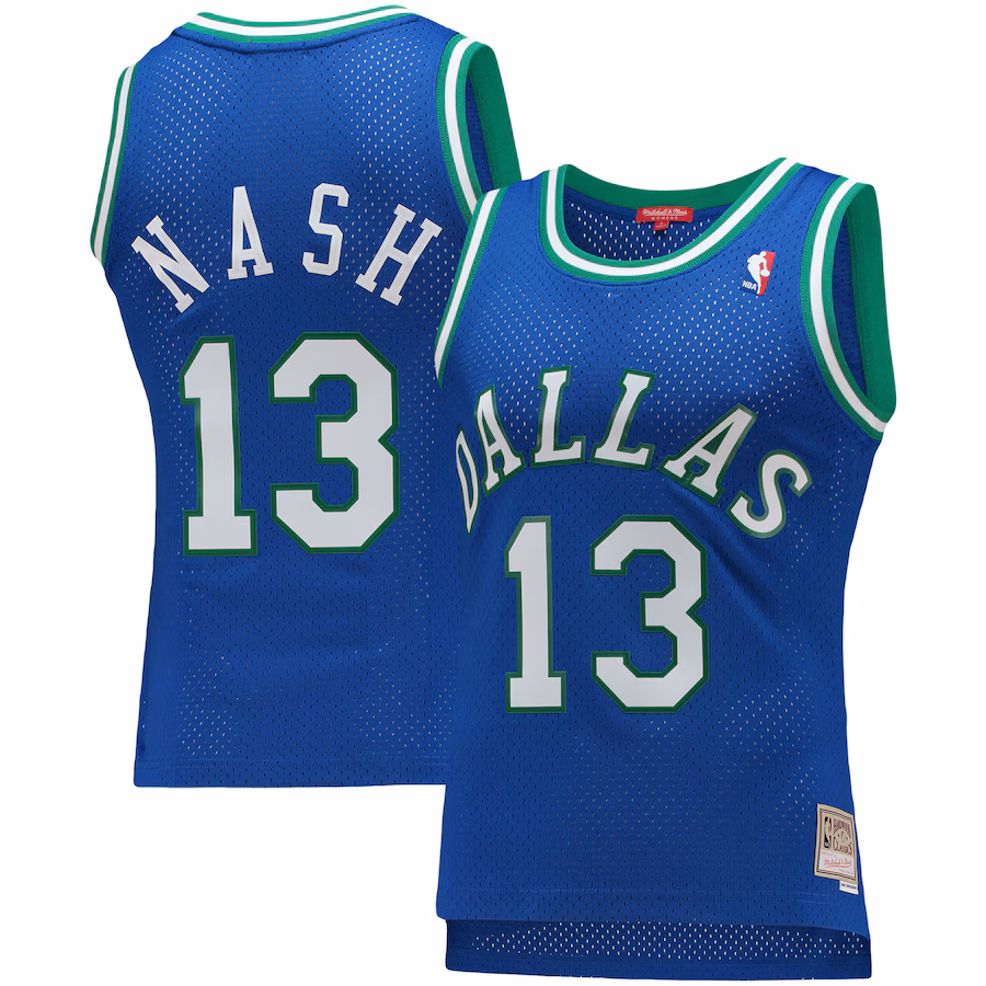 Versione femminile Steve Nash, Dallas Mavericks, edizione classica 1998/99, Blu