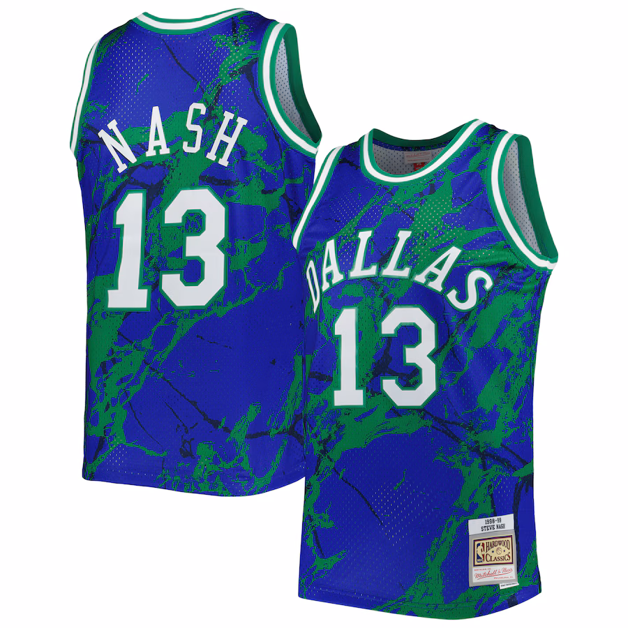 Steve Nash, Dallas Mavericks, 1998/99 Clásico Mármol, Azul