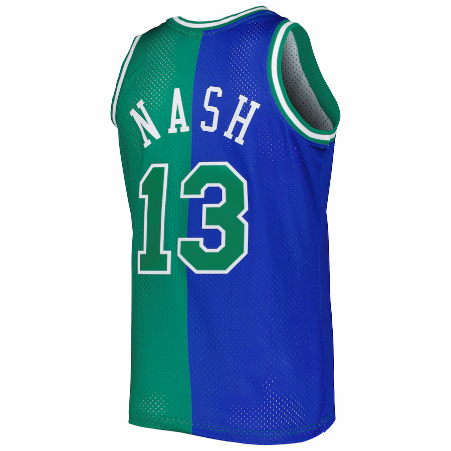 Steve Nash, Dallas Mavericks, 1998/99, Azul/Verde