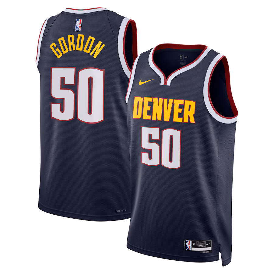 Aaron Gordon, Denver Nuggets, Edizione Iconica, Blu marinaio