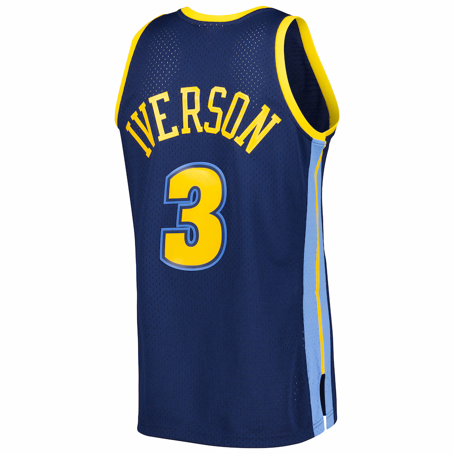 Allen Iverson, Denver Nuggets, Hardwood Classics, Blu marinaio