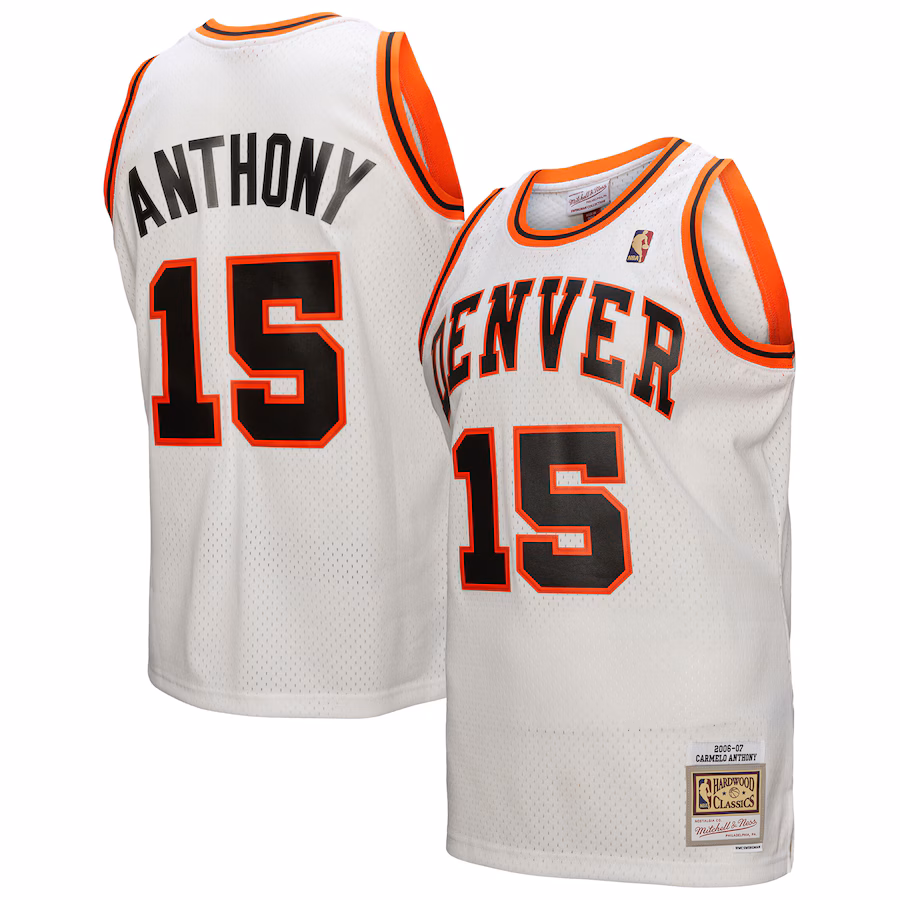 Carmelo Anthony Denver Nuggets 2006/07 Trikot - Weiß