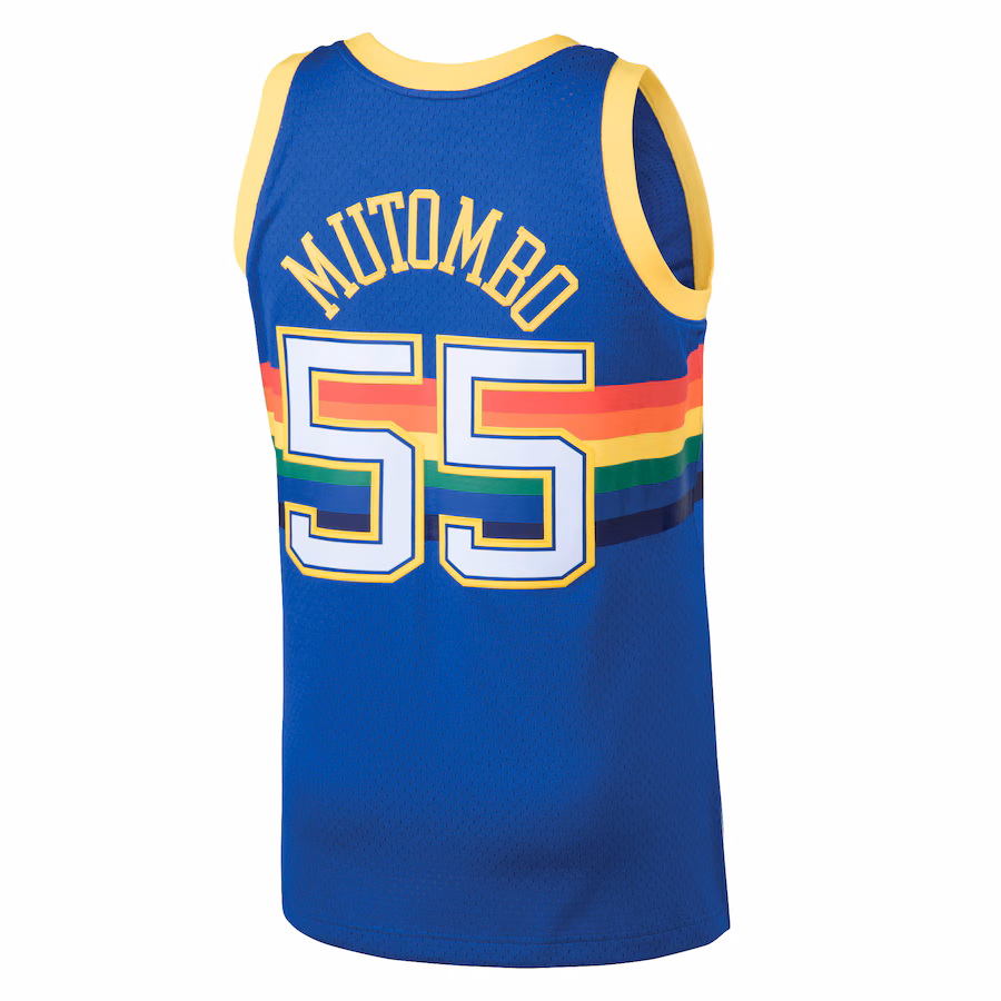 Dikembe Mutombo Denver Nuggets 1991/92, Blau