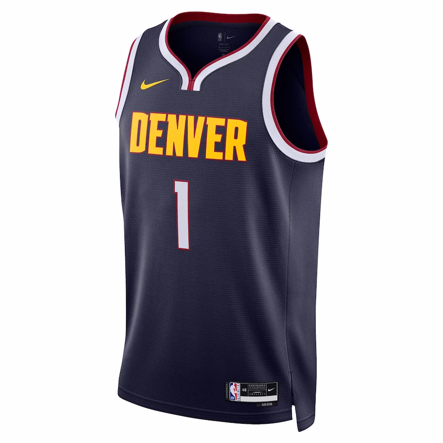 Michael Porter Jr., Denver Nuggets, Edición de Ícono, Azul Marino