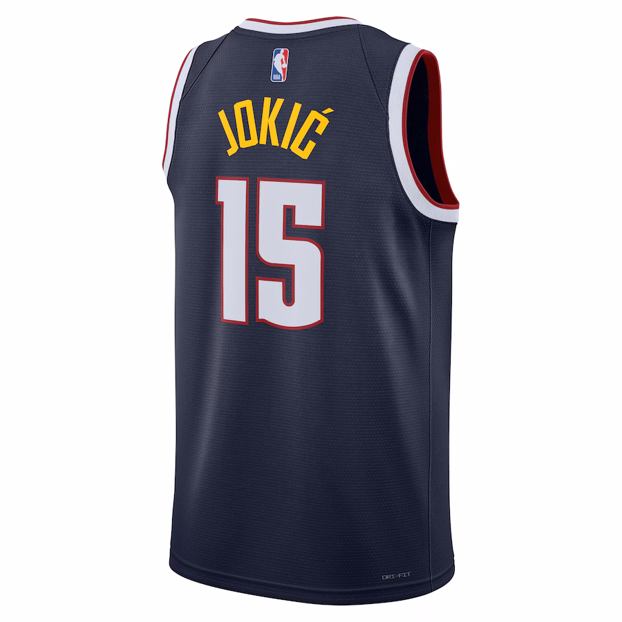 Nikola Jokic, Denver Nuggets, Icon-Edition, Marineblau