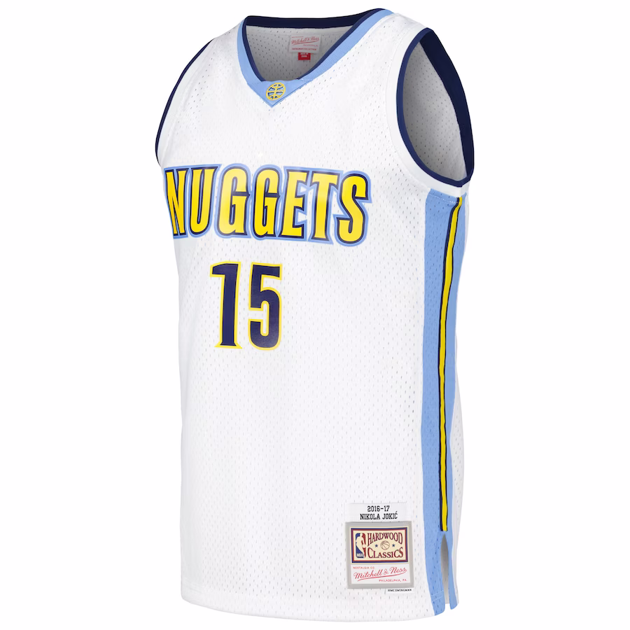 Nikola Jokic, Denver Nuggets, Retro 2016/17, Weiß