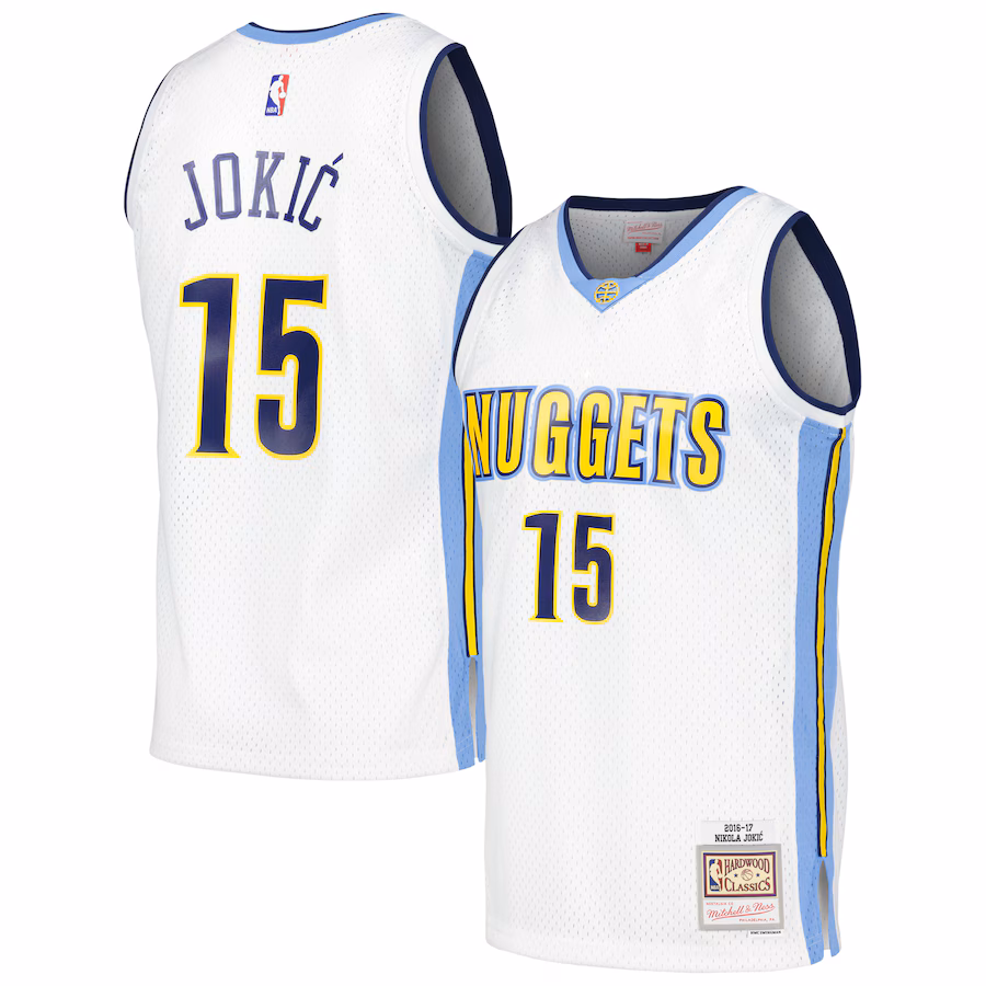 Nikola Jokic, Denver Nuggets, Retro 2016/17, Weiß