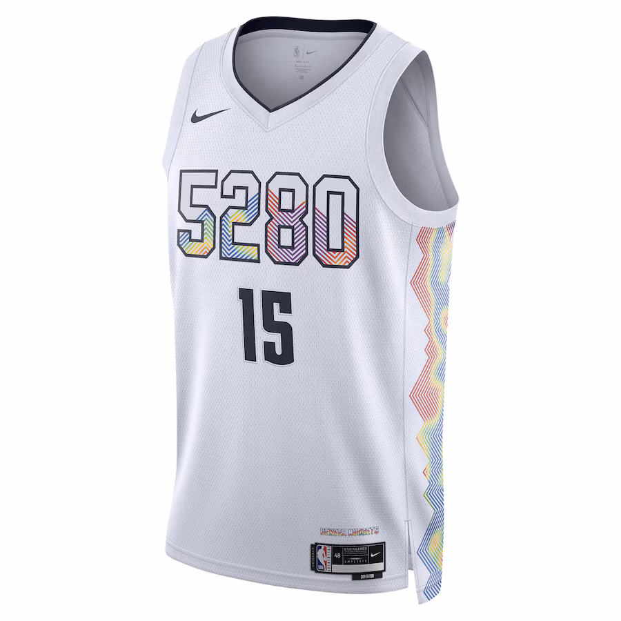 Nikola Jokic, Denver Nuggets, Édition City 2024/25, Blanc