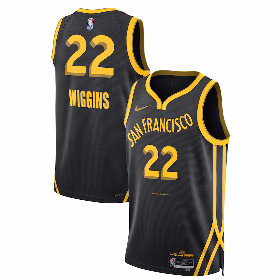 Canotta Basket Andrew Wiggins Warriors City Edition 2023/24 Unisex