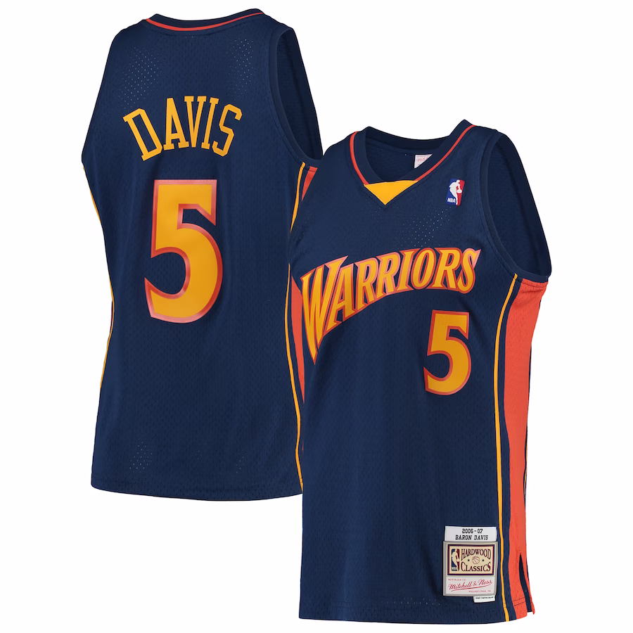 Baron Davis, Golden State Warriors, 2006/07 Klassische Edition, Marineblau