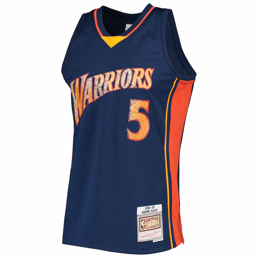 Baron Davis Warriors 2006/07 NBA 75th Anniversary Diamond Trikot