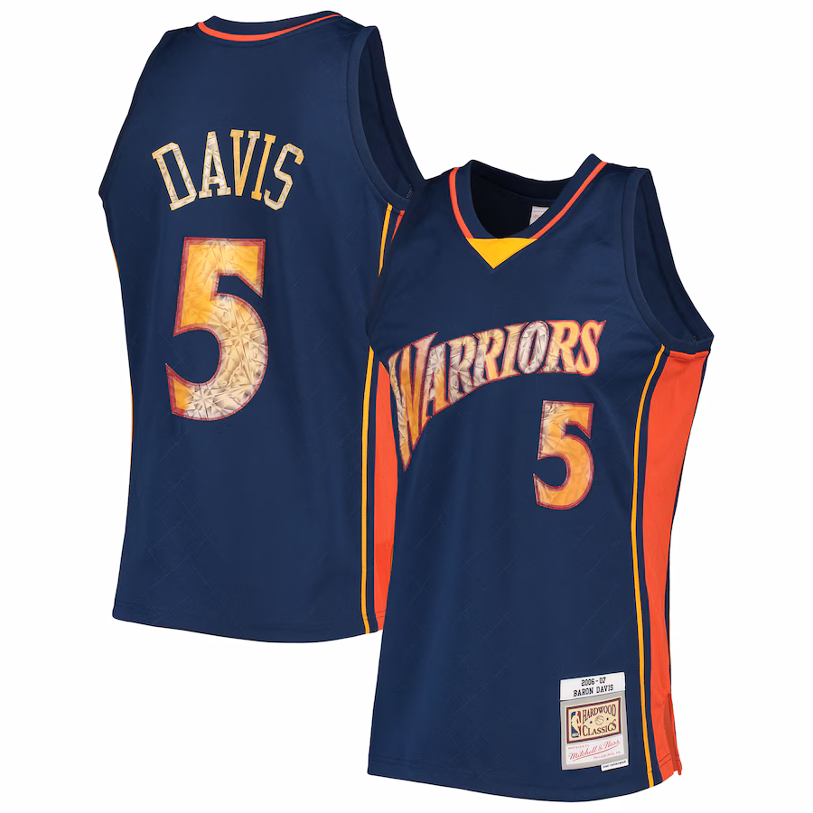Baron Davis Warriors 2006/07 NBA 75th Anniversary Diamond Trikot