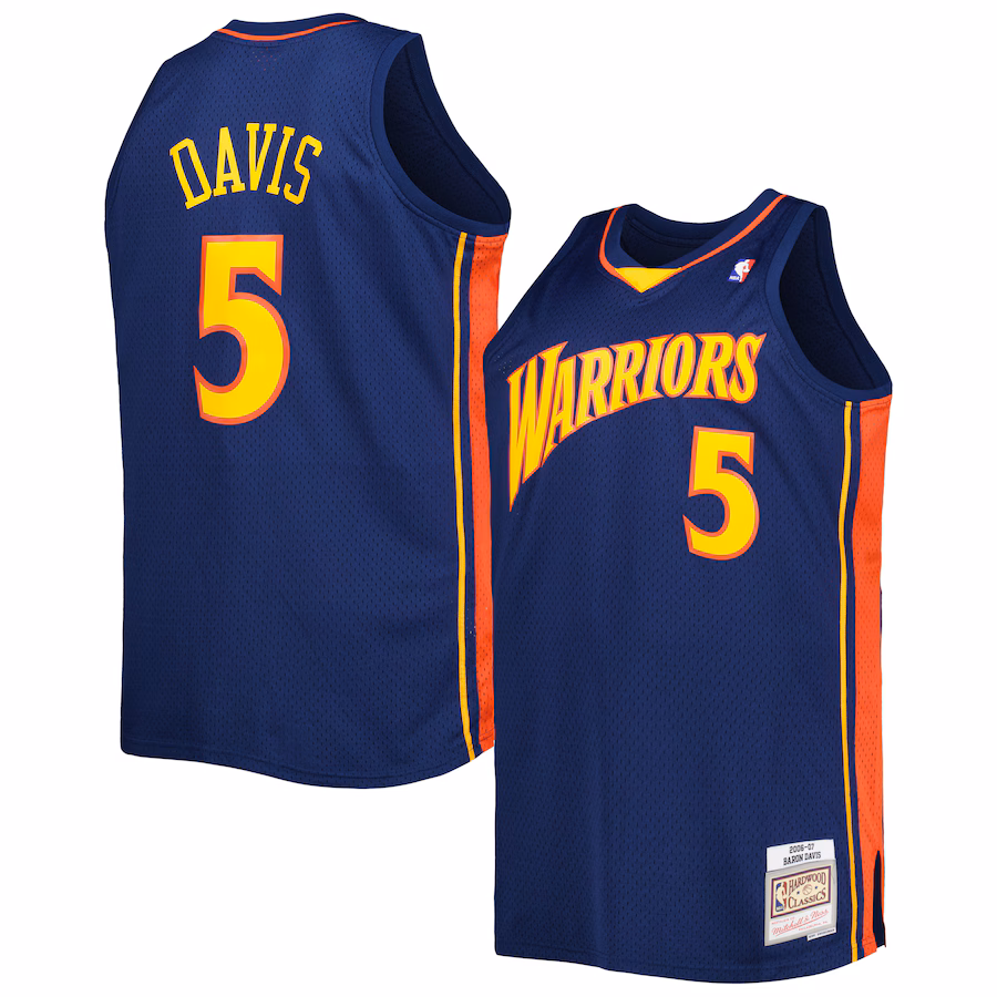 Baron Davis Warriors Mitchell & Ness 2006/07 HWC Retro Trikot
