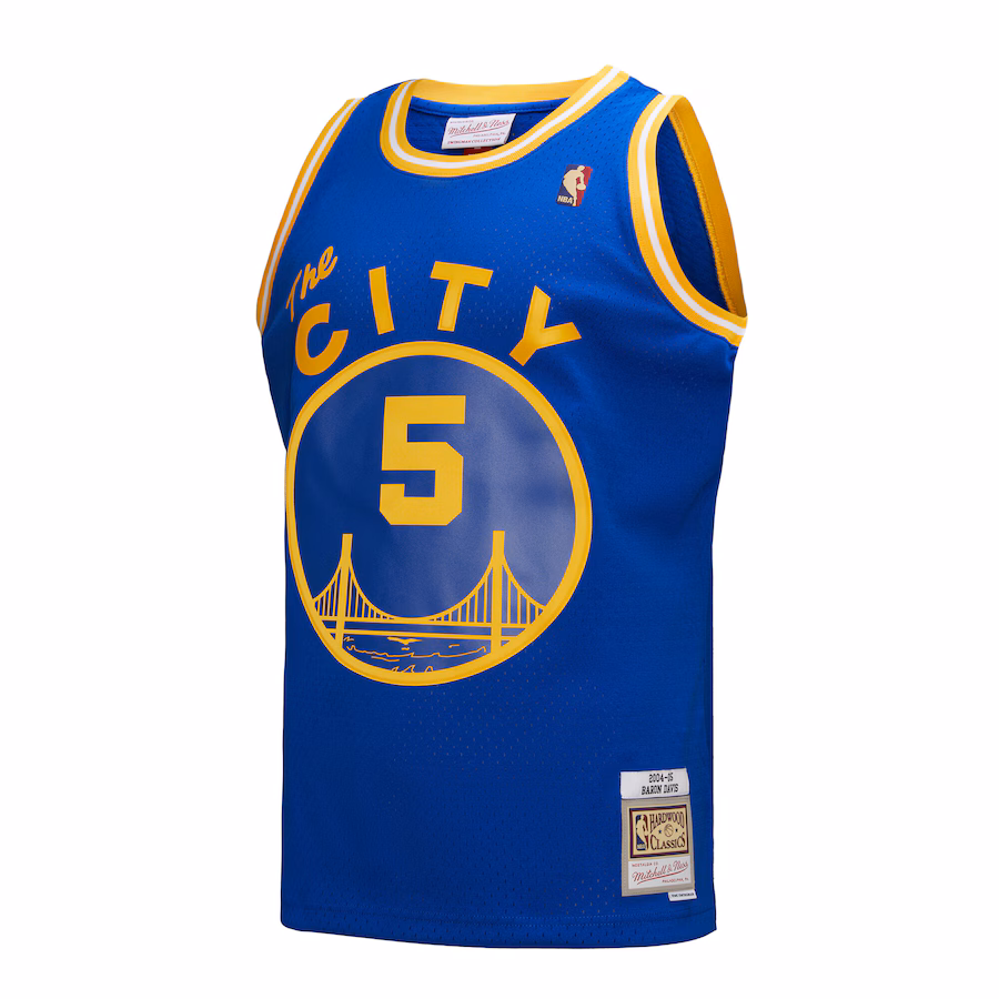 Canotta Basket Baron Davis Warriors M&N 2004/05 Retro HWC