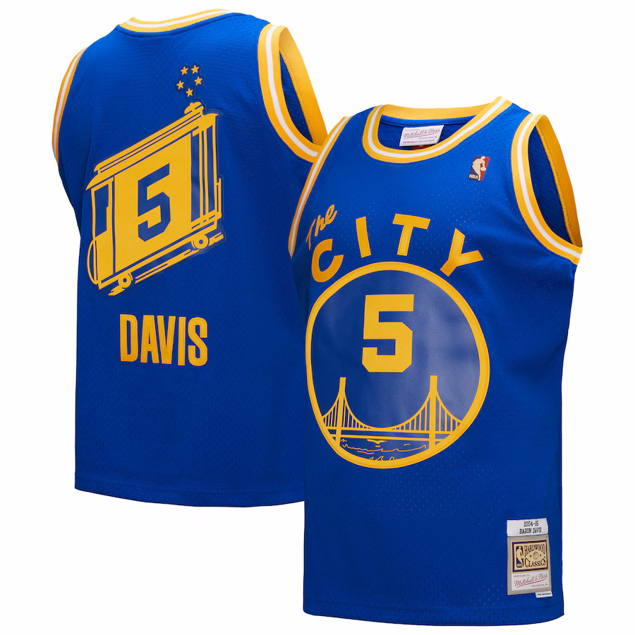 Baron Davis Warriors Mitchell & Ness 2004/05 HWC Retro Trikot