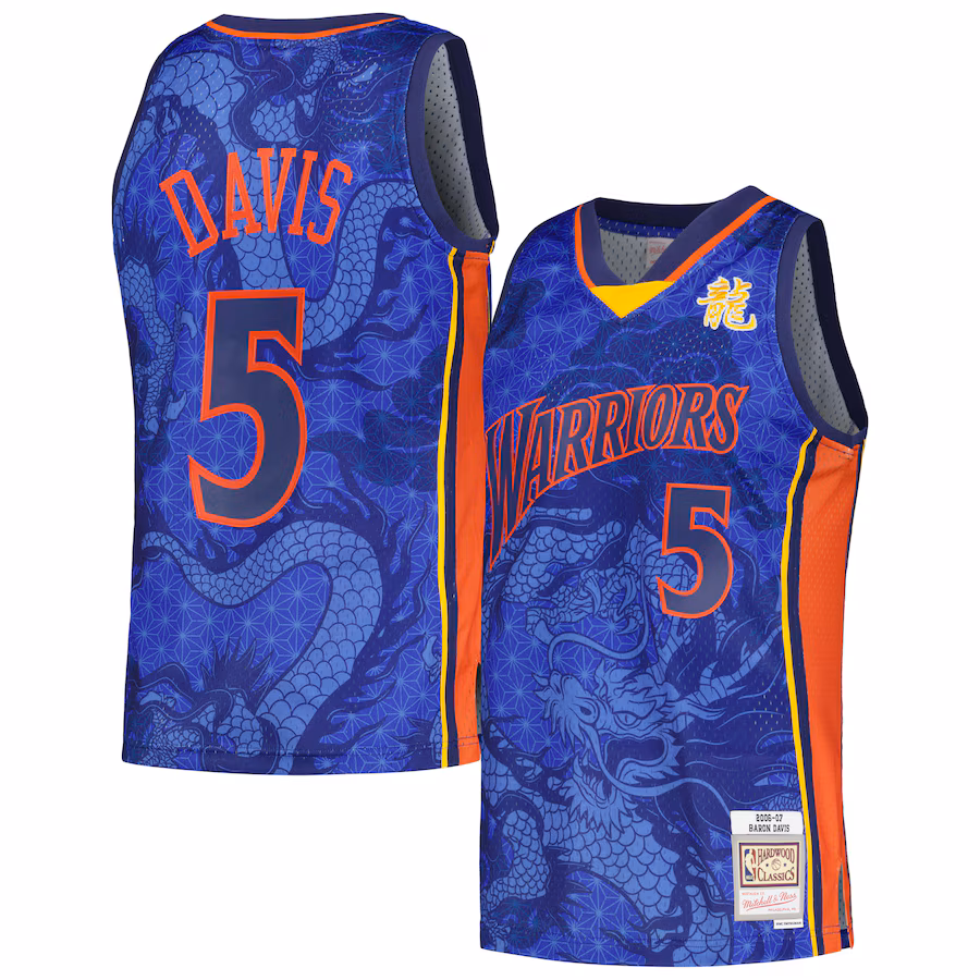 Baron Davis Warriors 2006/07 Warriors Hardwood Classics Trikot