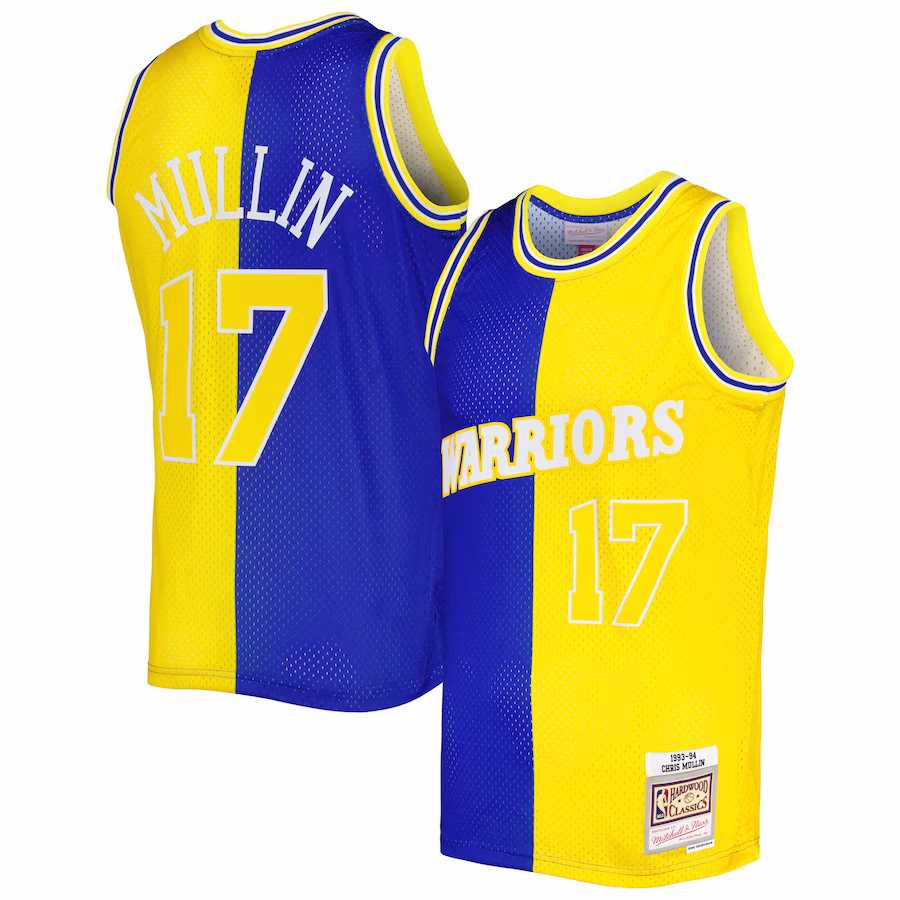 Chris Mullin, Golden State Warriors, 1993/94, Königsblau/Gold