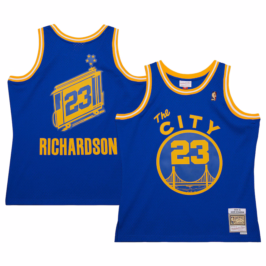 Jason Richardson Warriors Mitchell & Ness 2004/05 HWC Retro Trikot