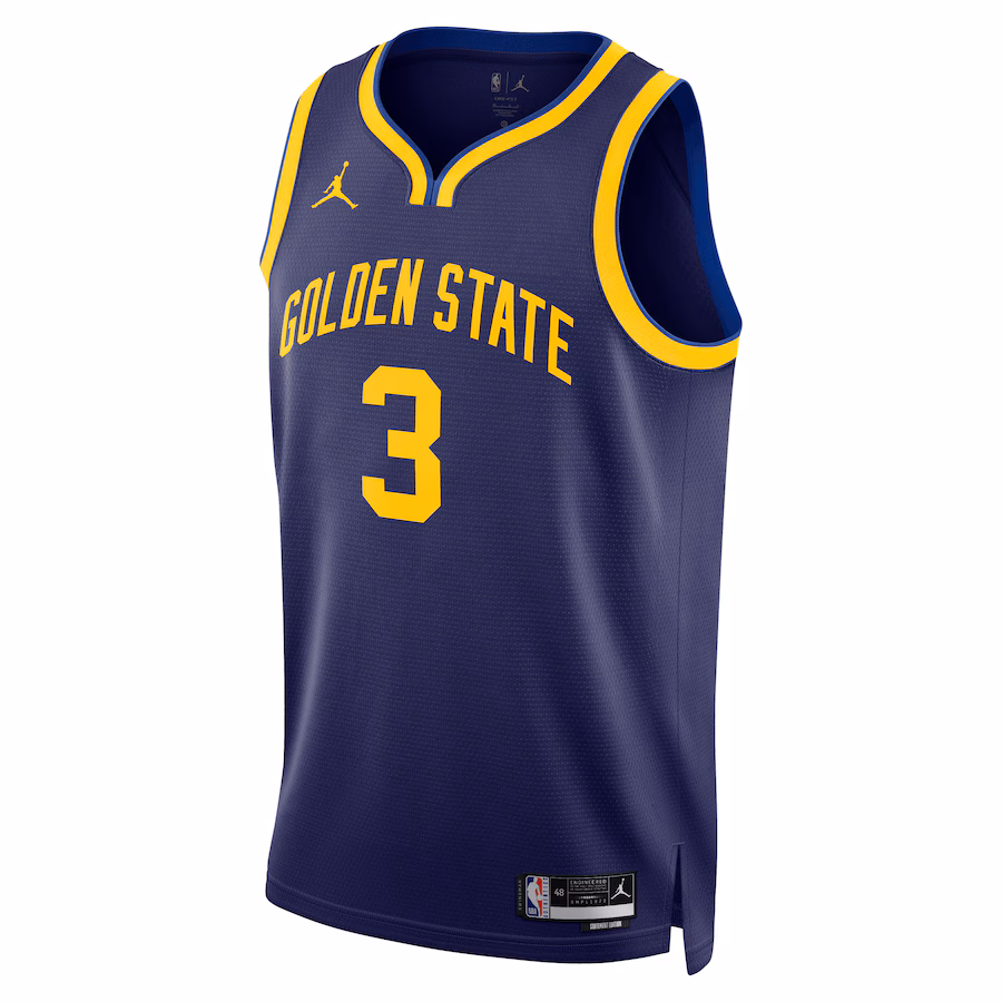 Camiseta Jordan Poole Warriors Jordan Statement Edition Unisex