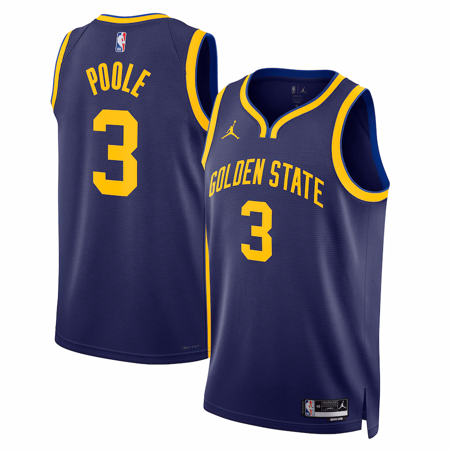 Maillot Jordan Poole Warriors Jordan Statement Edition (Mixte)