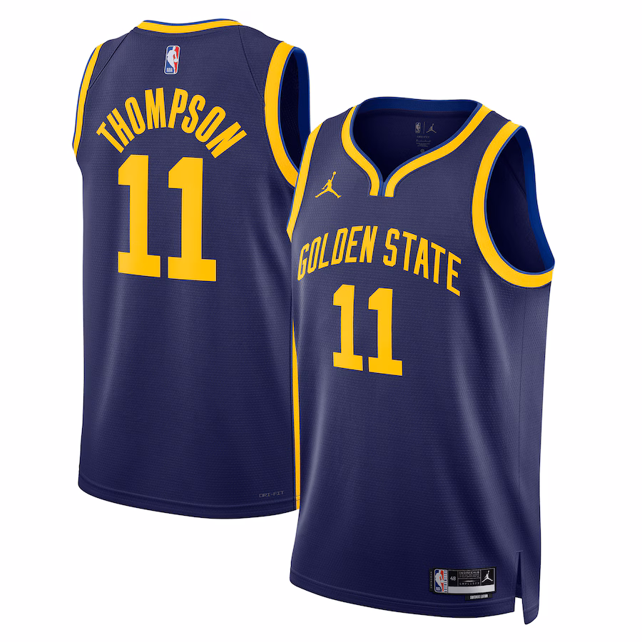 Klay Thompson, Golden State Warriors, Édition Statement Unisexe, Bleu Marine