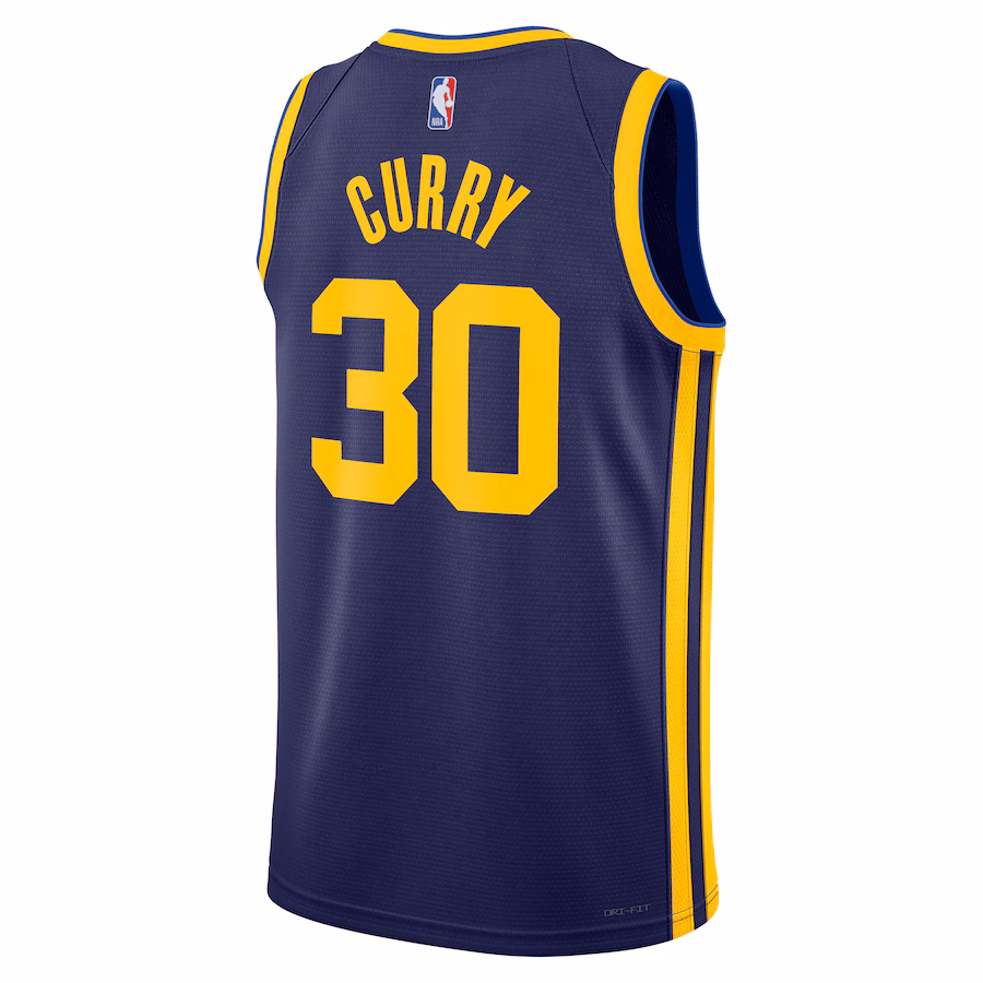 Stephen Curry, Golden State Warriors, Édition Statement Unisexe, Bleu Marine