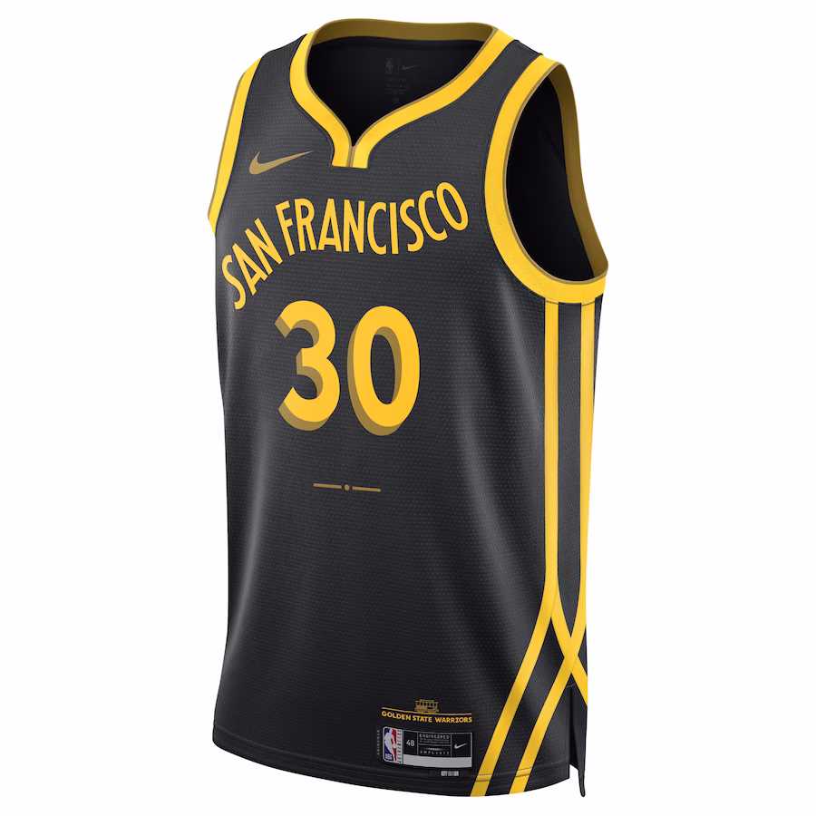Stephen Curry Warriors City Edition Trikot 2023/24 (Unisex)